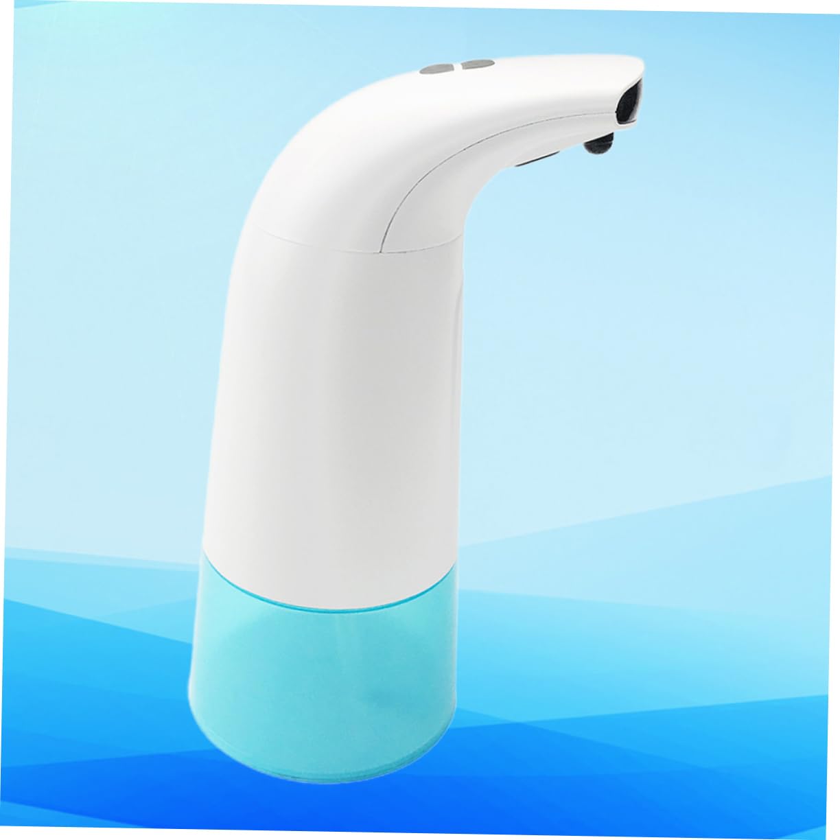 Mipcase Dispenser di Sapone Automatico a Schiuma, Sensore, Bianco, in Abs, per Bagno e Casa, a Basso Consumo Energetico
