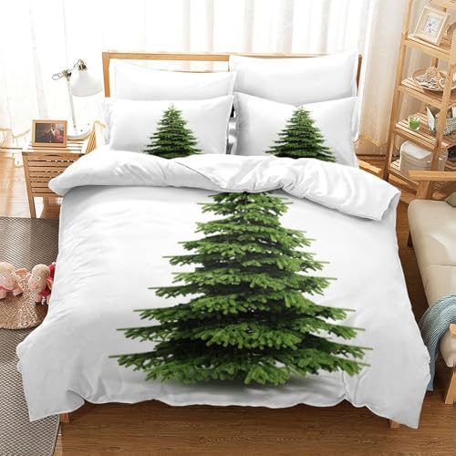 Housse de couette arbre de Noël hypoallergénique ultra douce en microfibre - 3