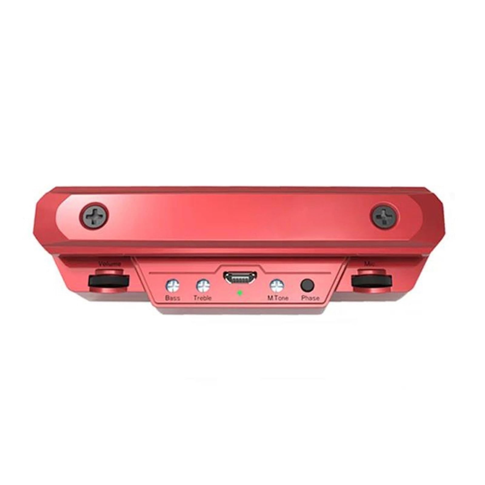 X0 Pickup Per Chitarra Preamplificatore Pickup Per Buca Sonora Con Controllo Del Volume E Del Tono Accessori Per Strumenti Musicali Per Chitarra Acustica(Red)