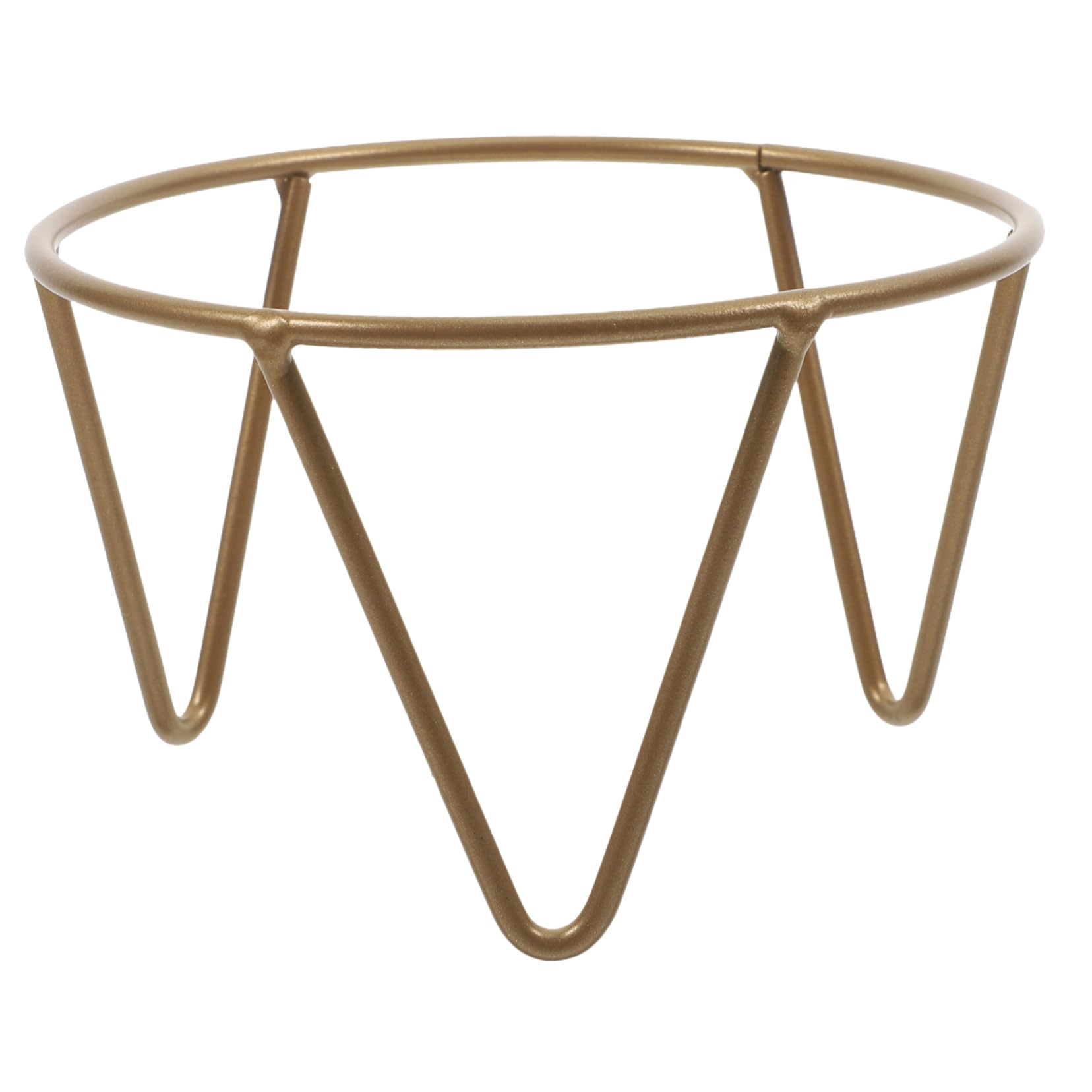 Boule de cristal support rond robuste en fer pour socle de décoration extérieure