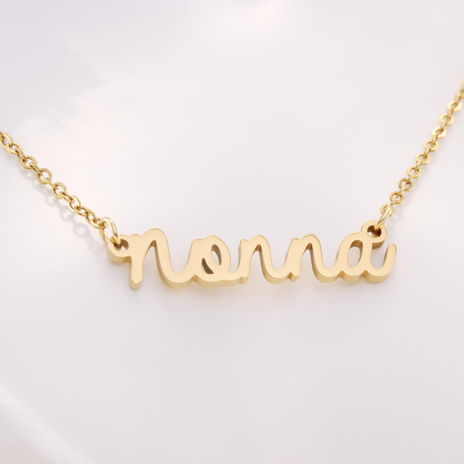 Kivosliviz Gift for Nonna Necklace Women from Grandkids Best Birthday Jewelry Nonna Necklace