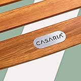 Deuba Schwungliege FSC®-zertifiziertes Akazienholz Ergonomisch Wippfunktion Gartenliege Sonnenliege Relaxliege Saunaliege - 6