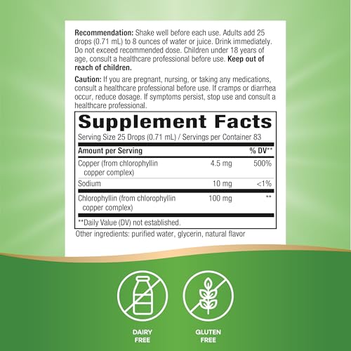 Nature's Way Chlorofresh Chlorophyll Drops, Mint Flavored, 2 Fl Oz - image 5