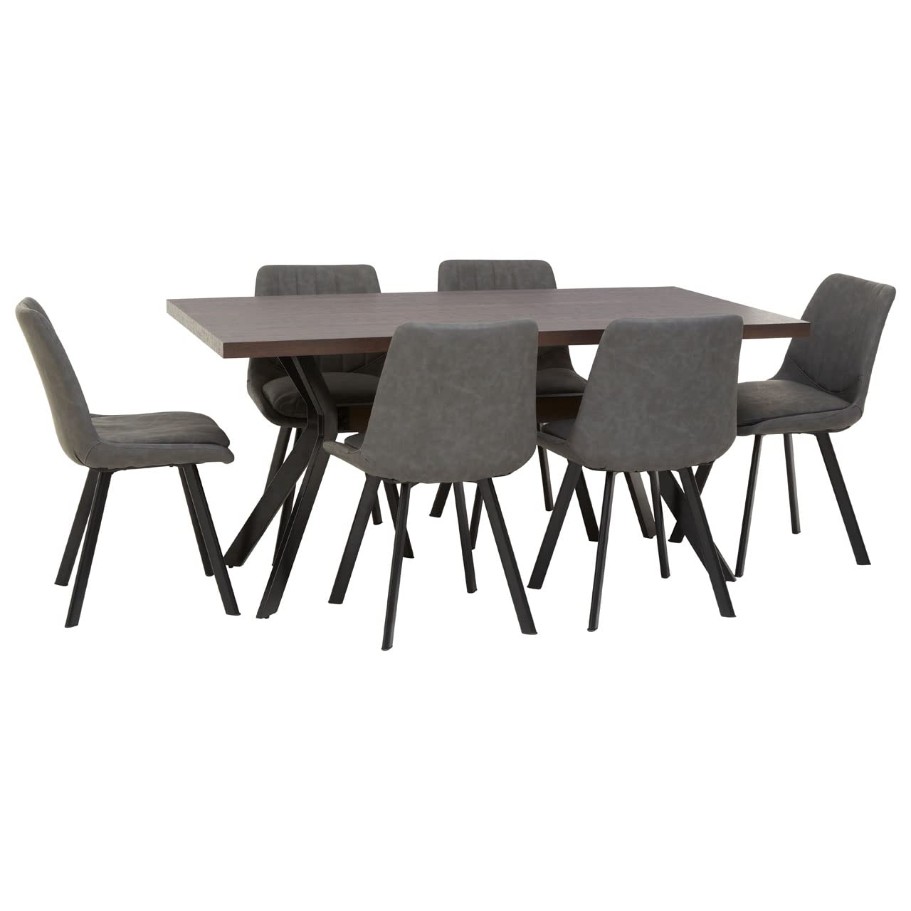 B&Q -  Durable Rectangle Dining SetSpace Saving Design Dining SetComfortable Small Dining Set For House