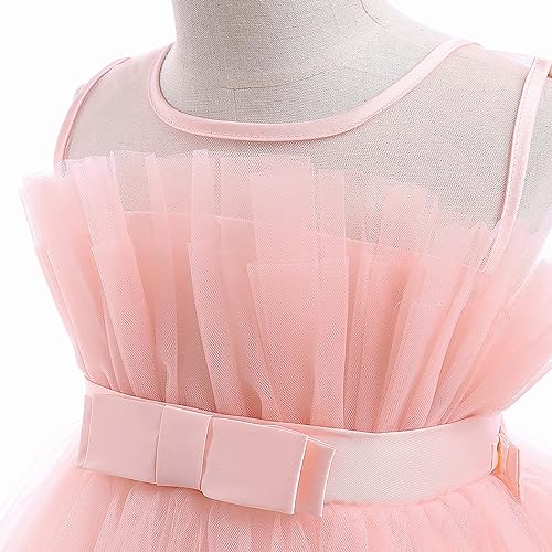 Girls Tutu Dress Christmas Princess Tulle Dress Holiday Party Prom Dresses for Birthday Outfit with Detachable Train4