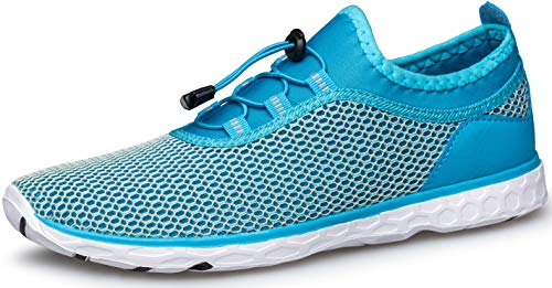 Image of DOUSSPRT Women's Water Shoes Quick Dry for Beach Swim Pool Fishing | Adult Breathable Summer Walk Aqua Sandals for River Athletic Boating Kayaking Diving Sport