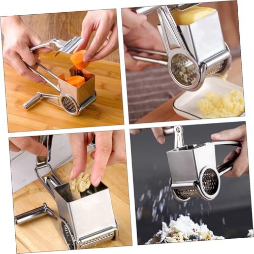 Rallador Giratorio Manual de Queso Acero Inoxidable miniatura 4