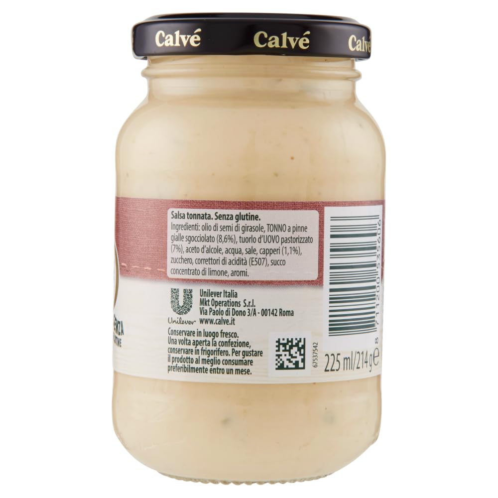 Italian Gourmet Tonnata Sauce 12x 225ml + Polpa Gratis – Cremige Thunfischsauce für Vitello Tonnato, Sandwich, Salat