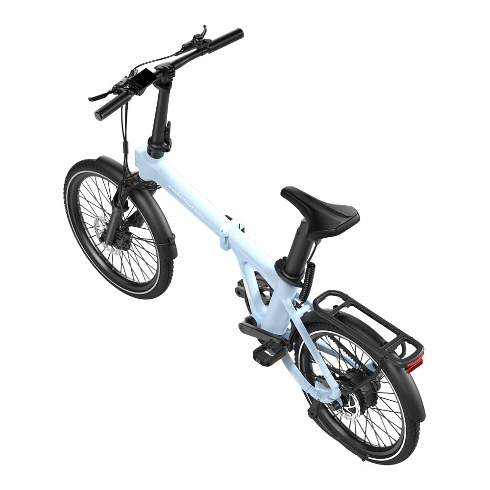 A Dece Oasis ADO E-Bike Air 20Ultra(2026) E-Fahrrad Faltbar, klapprad Riemenantrieb,Citybike, Automatische 3-Gang Nabenschaltung-interne Schaltung, Hintermotor,ADO APP+NFC ebike Damen/Herren,StvzO