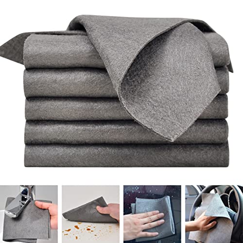 Leaqu Thickened Magic Cleaning Cloth, Microfiber Glass Cleaning Cloths, All-Purpose Microfiber Towels, Streak Free Reusable Microfiber Cleaning Rags For Dusting 20X30Cm #TOP1