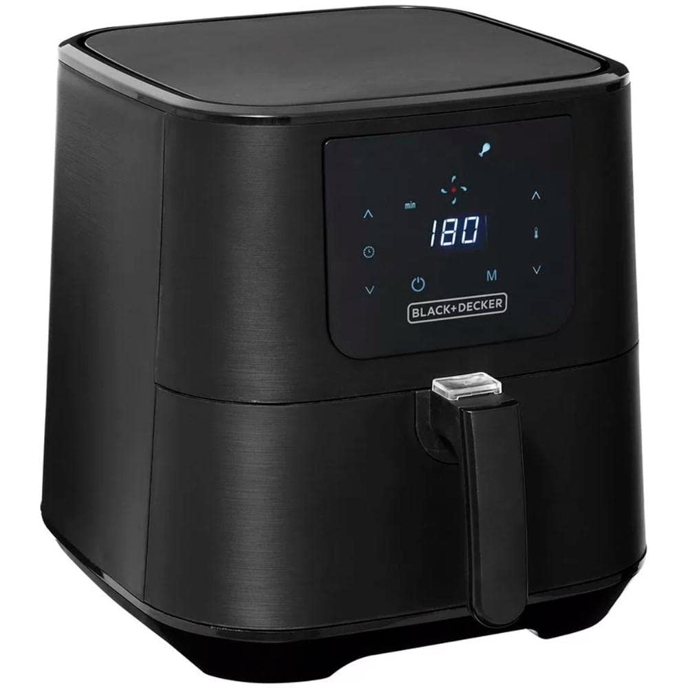 BLACK+DECKER Air Fryer, Fritadeira Elétrica Digital, sem Óleo, com Capacidade de 7L Modelo AFD7Q, 110V