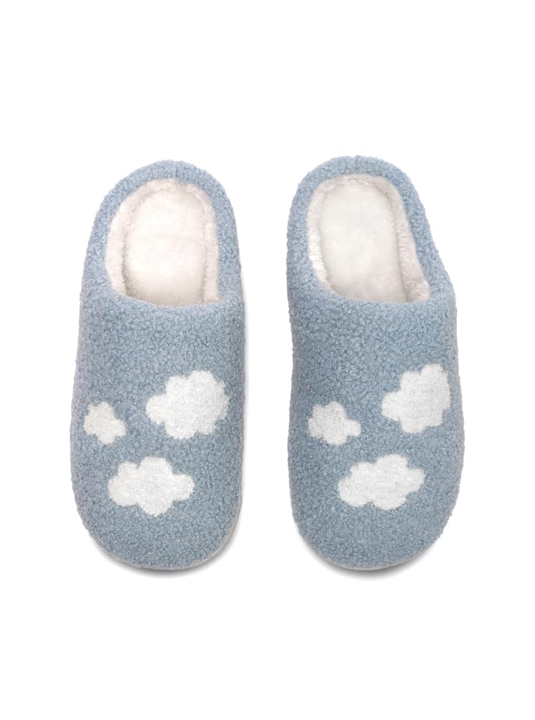 Living Royal Plush Slippers Cozy Non-Slip Rubber Sole Soft 100 Polyester Silly Funny Comfortable Fuzzy Design