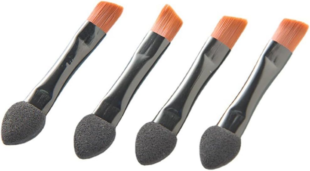 20 Pcs Mini Eyeshadow Applicator Double Sided Eye Shadow Sponge Brush Angled Eye Brow Brush Makeup Brush Tool