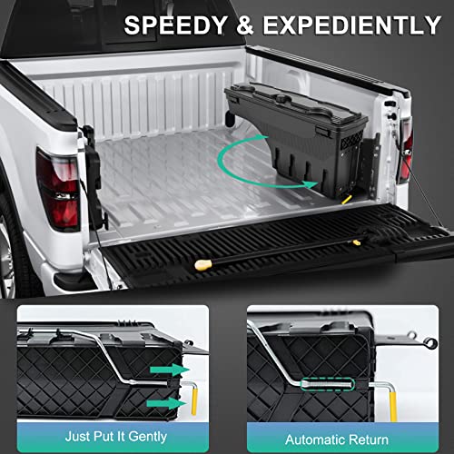Aintier Left Driver Side+Right Passenger Side Password Swingcase Truck Bed Tool Box Compatible For Dodge Ram 1500 2500 3500 2002-2010, For Ram 1500 2500 3500 2011-2018 #TOP2