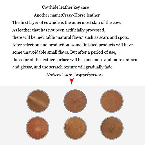 Ontto For Subaru Key Fob Cover? Leather Key Case? Full Protection For Subaru Impreza Forester Legacy Ascent Outback Cvt Remote ?Stylish Key Holder,Solid Key Shell Blue #TOP4