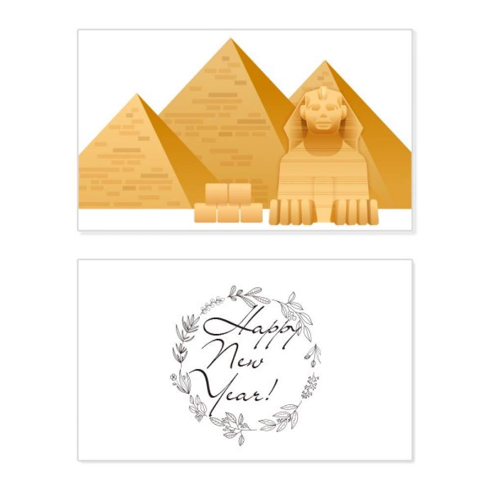 Tarjeta de año nuevo de la pirámide de Egipto ideal para regalar 5