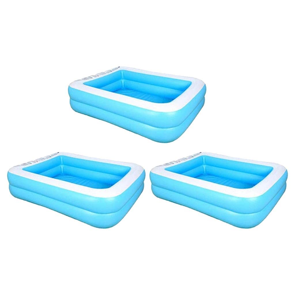 MERISHOPP® 3pcs Inflatable Pool Blow up Kids Swimming Bathing Play Pool Garden Tub|Sporting Goods | Water Sports | Swimming | Inflatable Floats & Tubes-picture-26