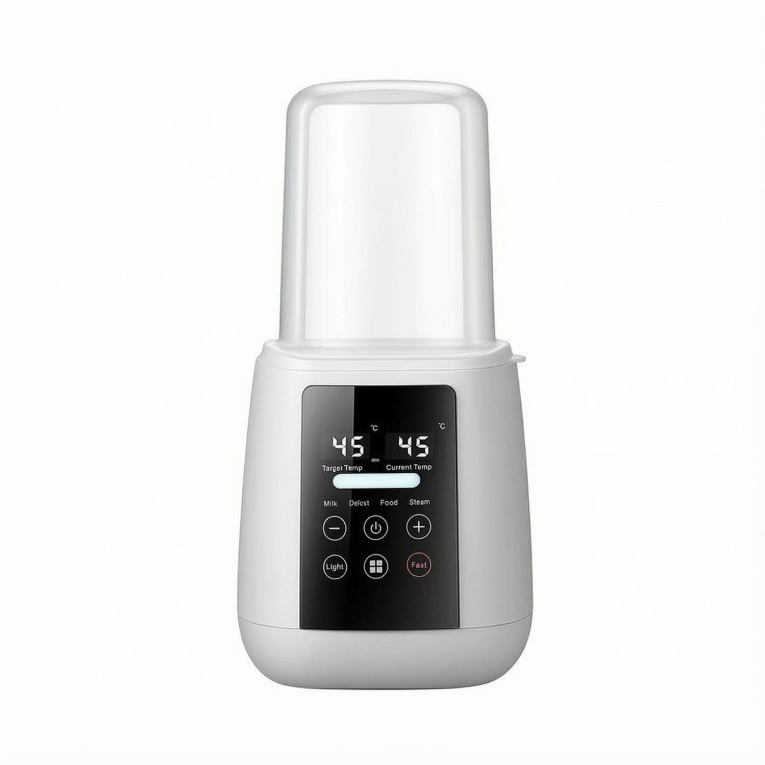 Multifunctional Baby Bottle Warmer with Basket Multi-Function Baby Bottle Warmer Digital Sterilizers Electric for Parents, Newborns, Nursery, Kitchen, Home, White, En Us 220V-image-46