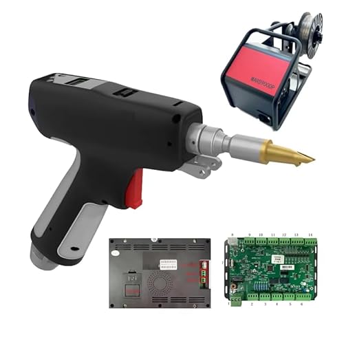 Au3Tech HW980 4in1 ハンドヘルドレーザー溶接ヘッド 3000W 溶接ガン 溶接/切断/クリーニングシステム Raycus/MAXレーザー光源機用 (HW980 溶接ガン+システム部品)