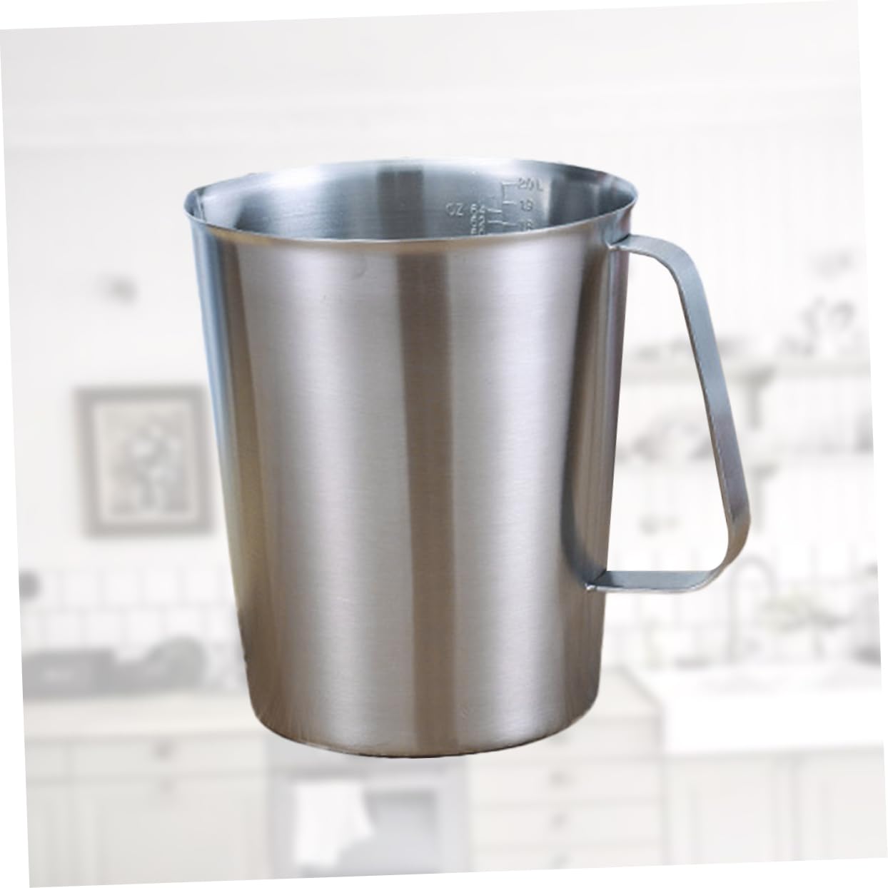 Ciieeo Tasse à Mesurer Acier Inoxydable avec Graduations pour Café Thé au Lait et Pâtisserie