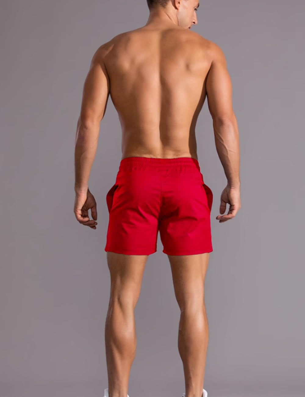 Men Bodybuilding Gym Workout 5 inch Sports Running Fitness Shorts - Image 4
