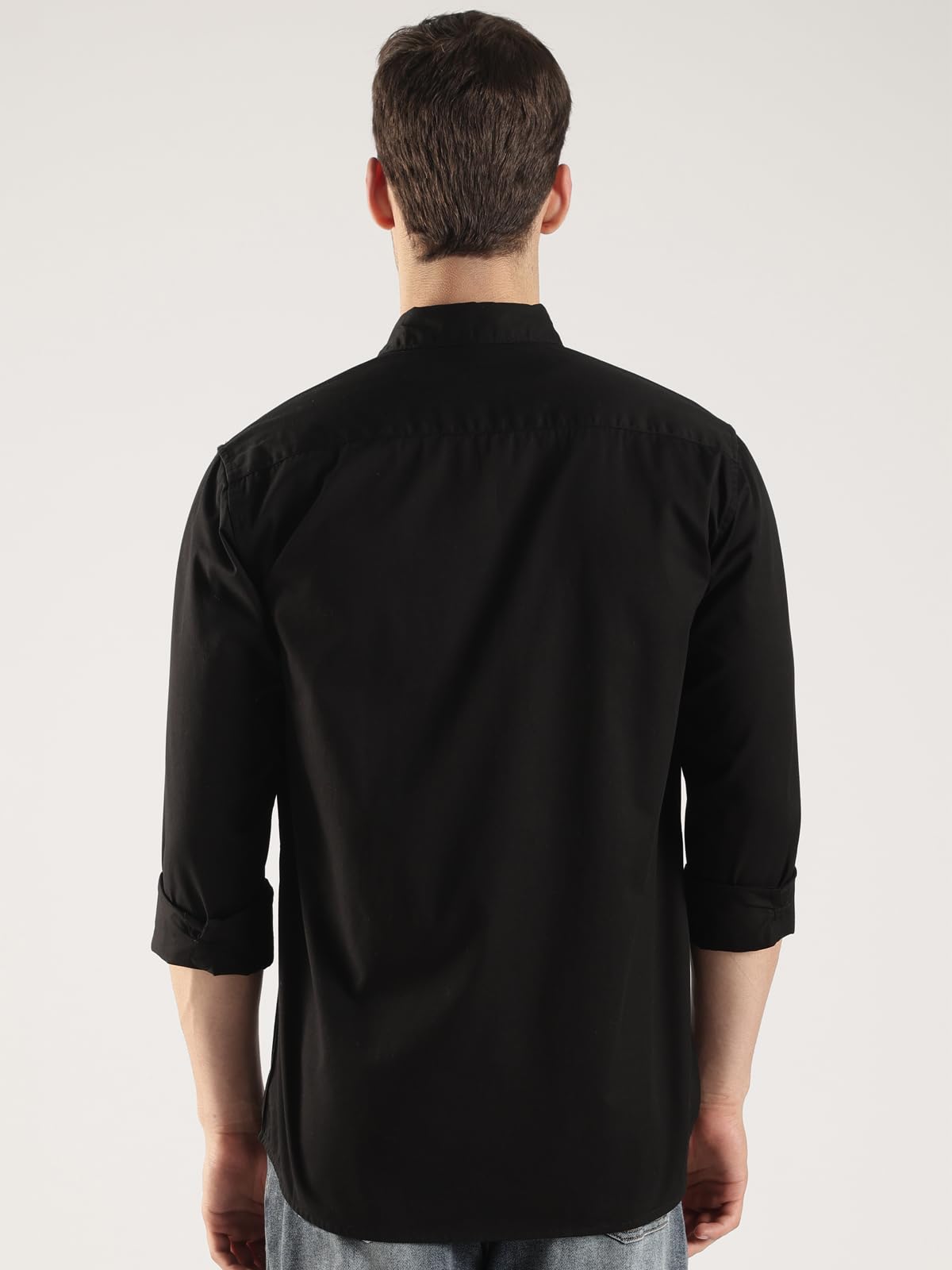 ADRO Camicia cargo da uomo in twill di cotone, beige, a maniche lunghe, stile casual con tasche sul petto, vestibilità regolare, eleganti camicie da viaggio all'aperto