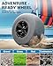 PYY Beach Wheels Sand Tires, Big Balloon Wheels 2 Pack 13