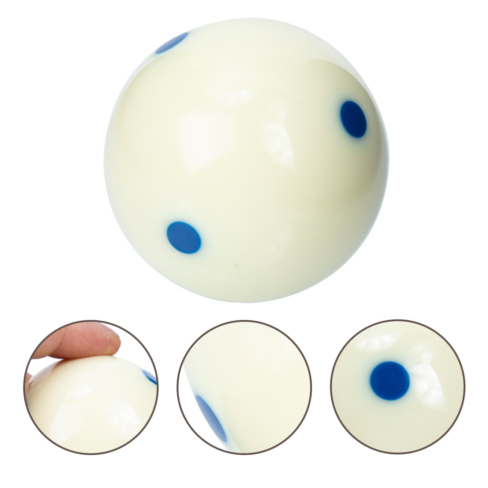 TOYANDONA Großer Cue Ball Standard Billard Training mit Hochwertiges Billard Zubehör für Präzises für Anfänger und Profis
