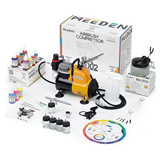 Complete Airbrush Kit with Compressor and Supplies