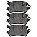 Yerbay Pastiglie freni Anteriore/Posteriore kit per Honda XL 1000 V Varadero (No ABS) 1999-2006