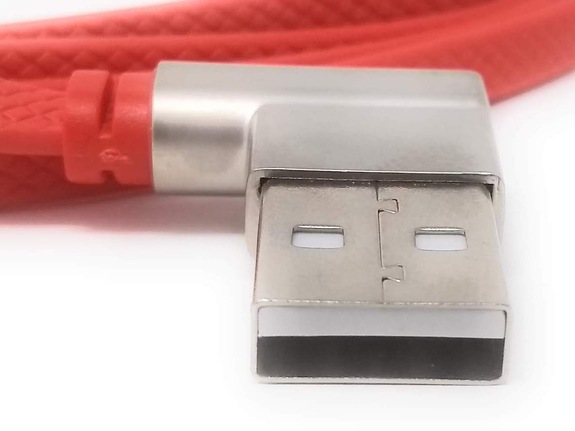 System-S USB Cavo 3.1 Tipo C 90° ad Angolo Per USB 2.0 A Cavo