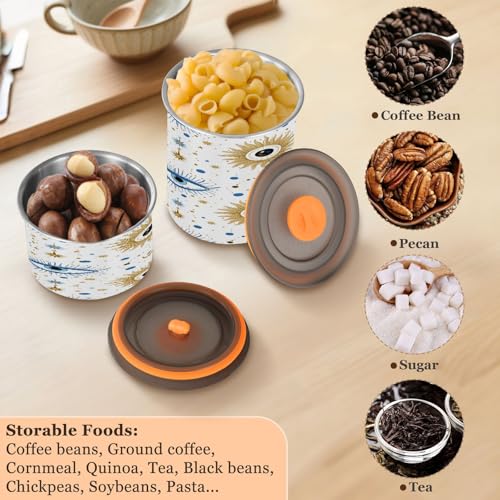 Contenedor hermético para café acero inoxidable 17 oz miniatura 5