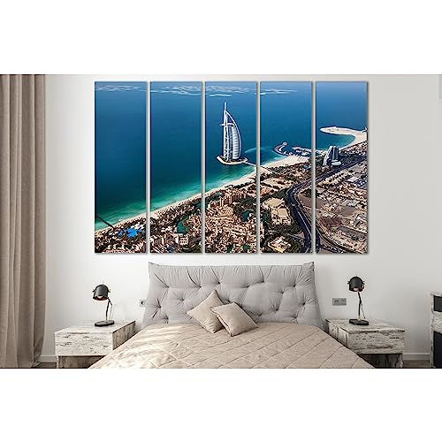 Tableau sur toile Jumeirah Al Naseem Dubaï deco murale prete a suspendre