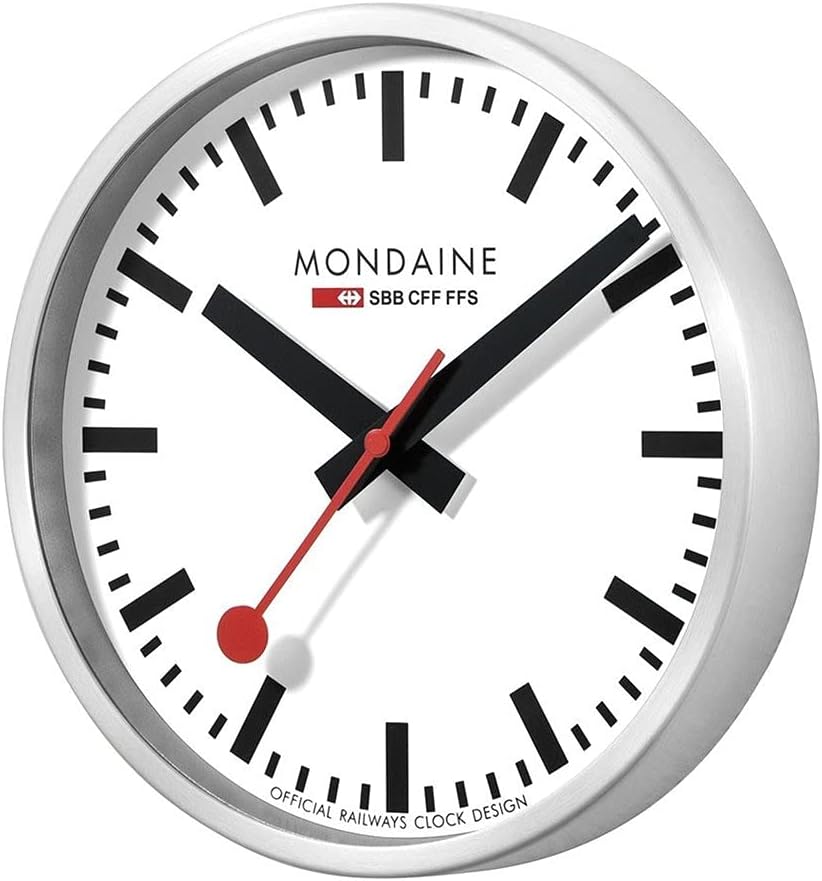 Mondaine - Wall Clock - Official Swiss Railways Clock 400 mm - Wall Clocks - Made in Switzerland