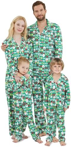 DAUGHTER QUEEN Christmas Pajamas for Family, Children Ages 6-15, Adults Sizes S-XXL