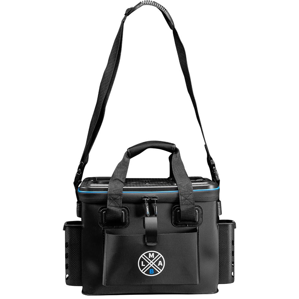 LMAB Angel Bakkan Premium 2.0 wasserdicht - 24L & 50L, XXL Angeltasche mit Rutenhalter, Bootstasche Angeln, Angeltasche groß, Angel Koffer für Angelzubehör, Angel Tasche, Angeltasche, Angelkoffer