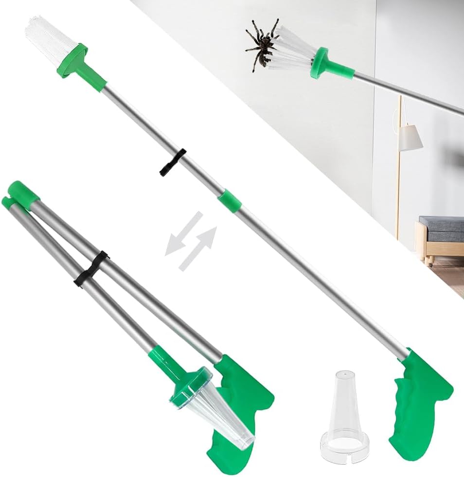 Spidercatcher Spinnenfänger - Tierfreundlich & Hygienisch 65 Cm Lang