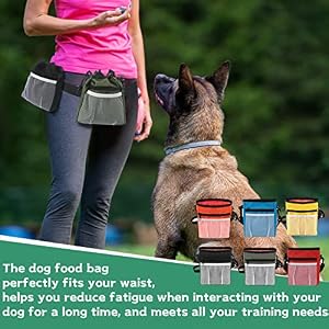 Hillban 12 Pcs Dog Treat Training Pouch, Dog Treat Bag with Waist Shoulder Strap Bulk Convenient Dog Treat Pouch Drawstring Closure Holder for Treats, Kibbles, 3 Ways to Wear, 6 Colors Hillban 12 Pcs Dog Treat Training Pouch, Dog Treat Bag with Waist Shoulder Strap Bulk Convenient Dog Treat Pouch Drawstring Closure Holder for Treats, Kibbles, 3 Ways to Wear, 6 Colors