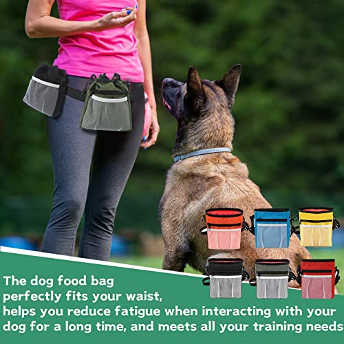 Hillban 12 Pcs Dog Treat Training Pouch, Dog Treat Bag with Waist Shoulder Strap Bulk Convenient Dog Treat Pouch Drawstring Closure Holder for Treats, Kibbles, 3 Ways to Wear, 6 Colors Hillban 12 Pcs Dog Treat Training Pouch, Dog Treat Bag with Waist Shoulder Strap Bulk Convenient Dog Treat Pouch Drawstring Closure Holder for Treats, Kibbles, 3 Ways to Wear, 6 Colors