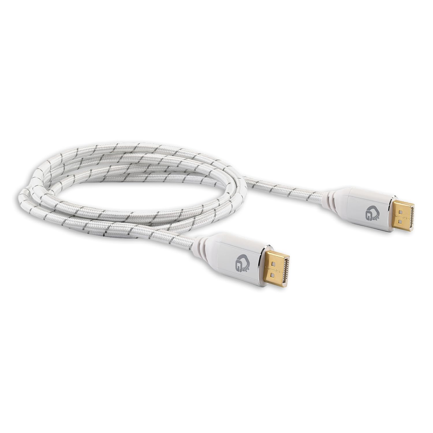 DisplayPort 2.1 kabel 2,0 m – 80 Gbit/s UHBR20, 8K 240Hz, 4K 540Hz, HDR10, FreeSync, G-Sync, DSC, do zaawansowanych graczy, streamerów i twórców