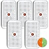 Wisesorb 40 gram pack of 5 silica gel canister gun safe dehumidifiers orange to green reusable desiccant moisture absorber for car closet  urban country home decor