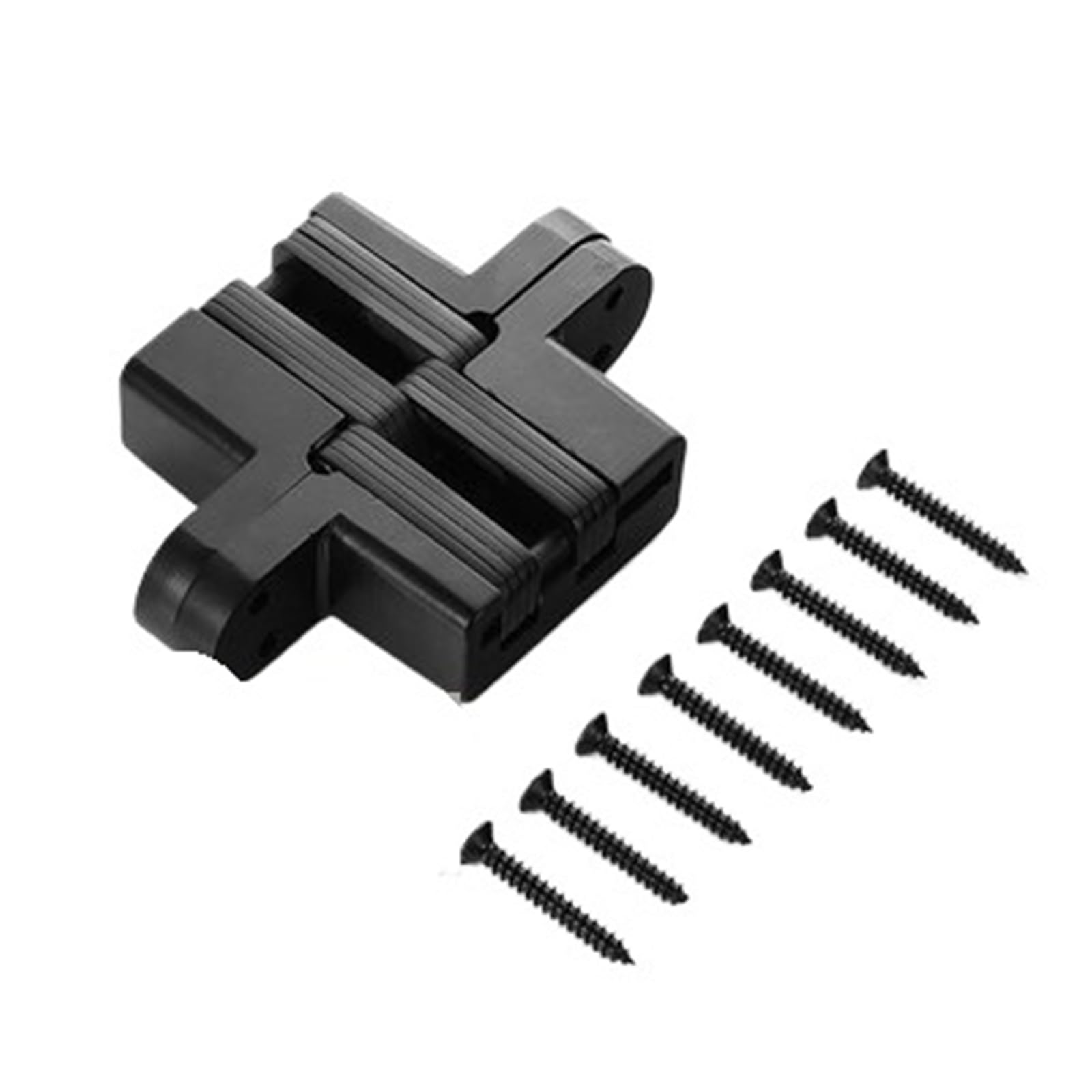 Kdhcvkz Black Regular 1Piece Invisible Hinge With Spring Door Hinges(Black Regular)