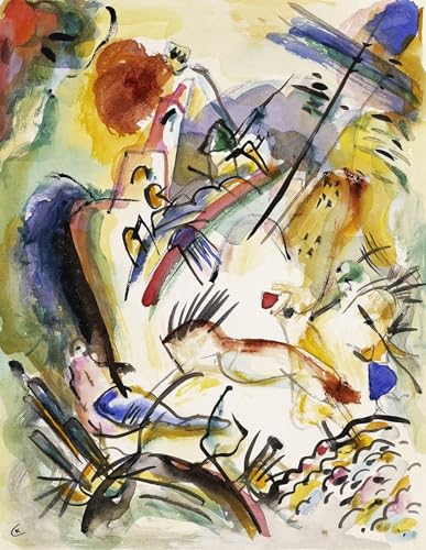 Affiche Kandinsky graffiti 60x90cm de ZHAOSHAN pour déco de chambre