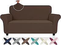 Vista 45 de ZNSAYOTX Funda de Sofá Súper Elástica para Sofá de Dos Plazas, Fundas de Sofá para Sala de Estar, Amigable con Perros y Mascotas, Protector