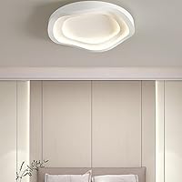Vista 3 de Hanging Lamp, Modern LED Ceiling Lights, Dimmable Ceiling Lamps Flush Mount LED Lighting Fixture 3000/4000/6000K Close to Ceiling Lamp for Bedroom