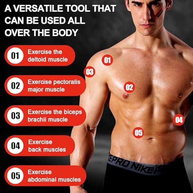 Power Twister Bar, Upper Body Strength Training Bar, Heavy Duty Arm Builder for Chest Shoulder Forearm Bicep and Arm Strengthening Workout Equipment