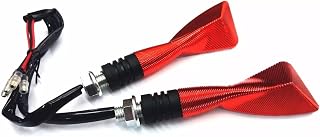 Pisca Mini Led Piramide Esportivo Universal Moto Par Cb300 Cb Hornet CB 600 Xj6 Fazer Titan Fan 150 Vermelho