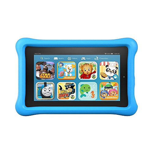Image of Fire Kids Edition Tablet, 7 inch Display, 8 GB, Blue Kid-Proof Case (Previous Generation - 5th)