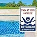 Pool Decorations Outdoor Pool Decor Swim At Your Own Risk Pool Sign Pool Deck Accessories Gifts Funny Warning Safety Plaque Signs For Swimming Pool Beach Water Park Decor Outdoor 8 X 12 Inch