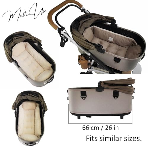 Helen's Pet Bed Flauschige Winter-Hundematte für Hundeboxen, Größe Small (Etikett: M JP Size) – Weiches Waschbares Hundekissen für Transportboxen & Drahtkäfige, Passgenau